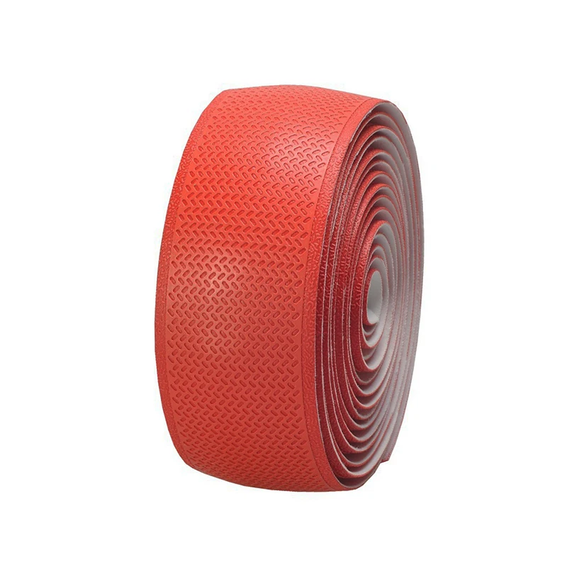 

HSSEE environmental protection bicycle handlebar strap anti-slip PU elastic EVA professional handlebar strap gift 2 fixed ring