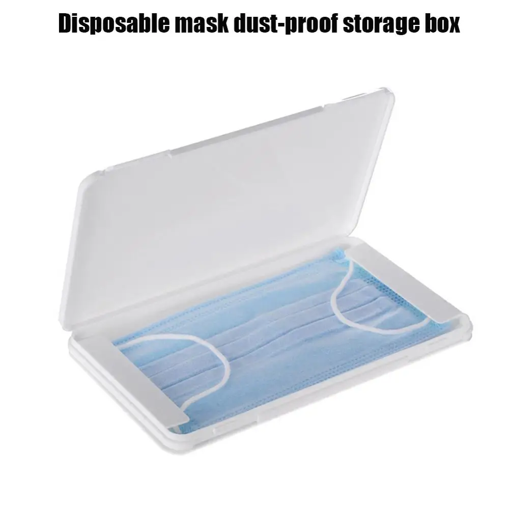 Пылезащитная маска портативный одноразовый контейнер для масок лица безопасный
