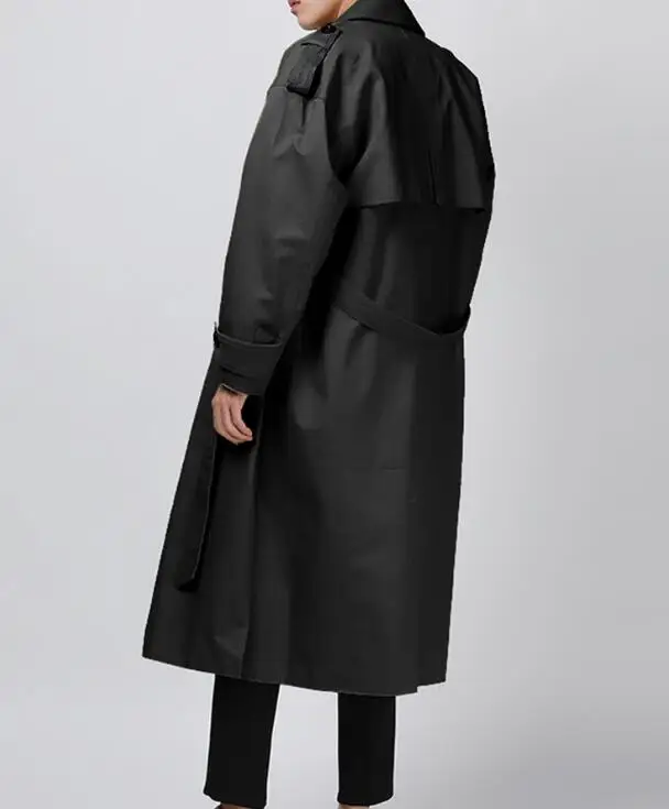 S-6XL популярная/Весенняя Мужская Новая модная двубортная куртка большого размера