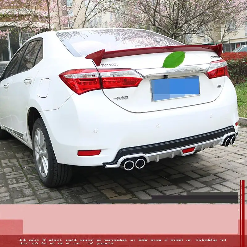 

Front Aileron Voiture Trasero Delantero Tuning Aleron Car Spoiler Auto Lip Coche Protector Bumper 2019 FOR Toyota Corolla Levin
