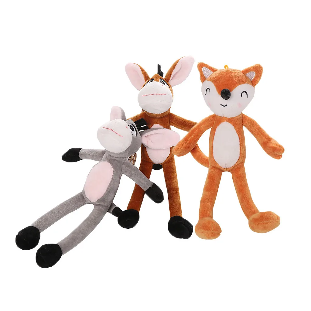 HIINST игрушки для детей милые маленькие набитые Ослик лиса брелок кулон плюшевые