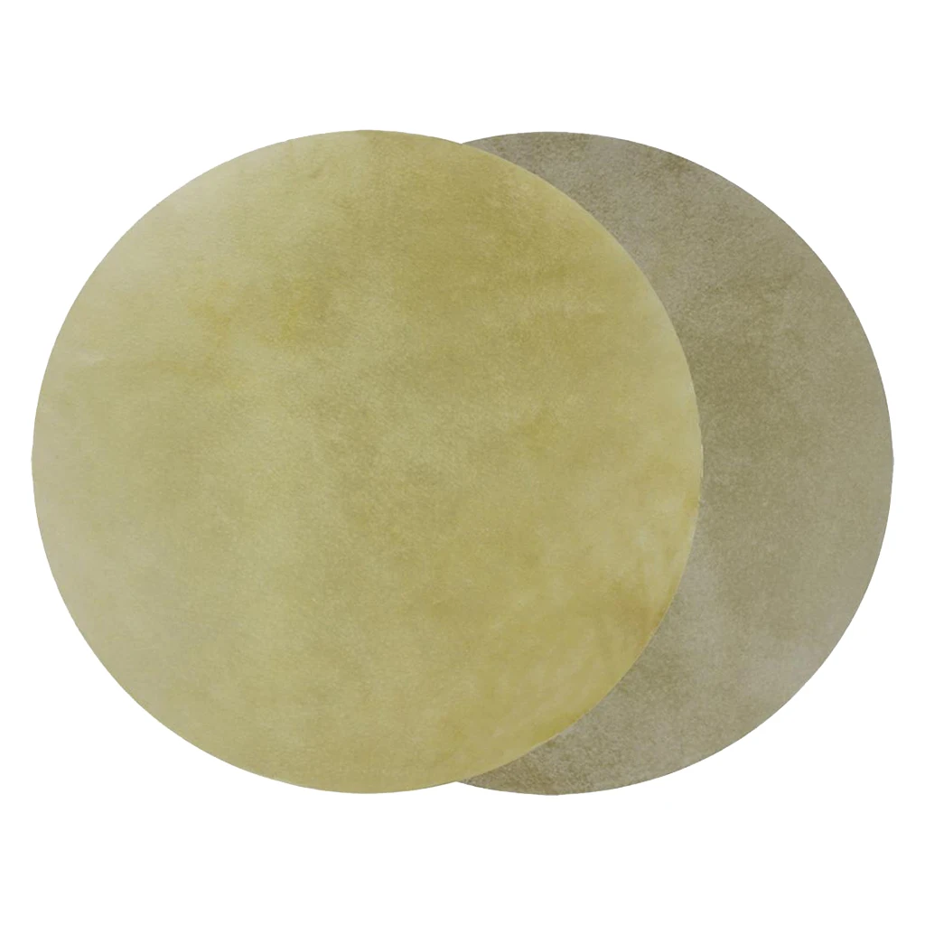 

2x Drum Head Buffalo Skin 13in Round Drum Covers Drums Replacement Parts