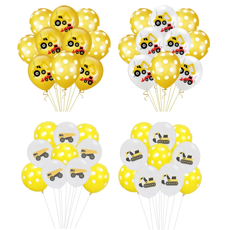 1 комплект строительство трактор воздушные надувные шары экскаватор грузовик