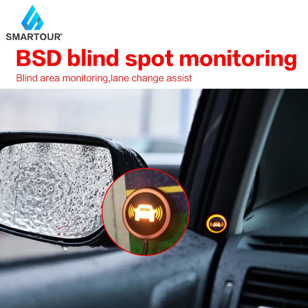 Smartour Millimeter Wave Radar Blind Spot Detection System BSM BSD BSA Microwave Blind Spot Monitoring Change Lane Aided Parking