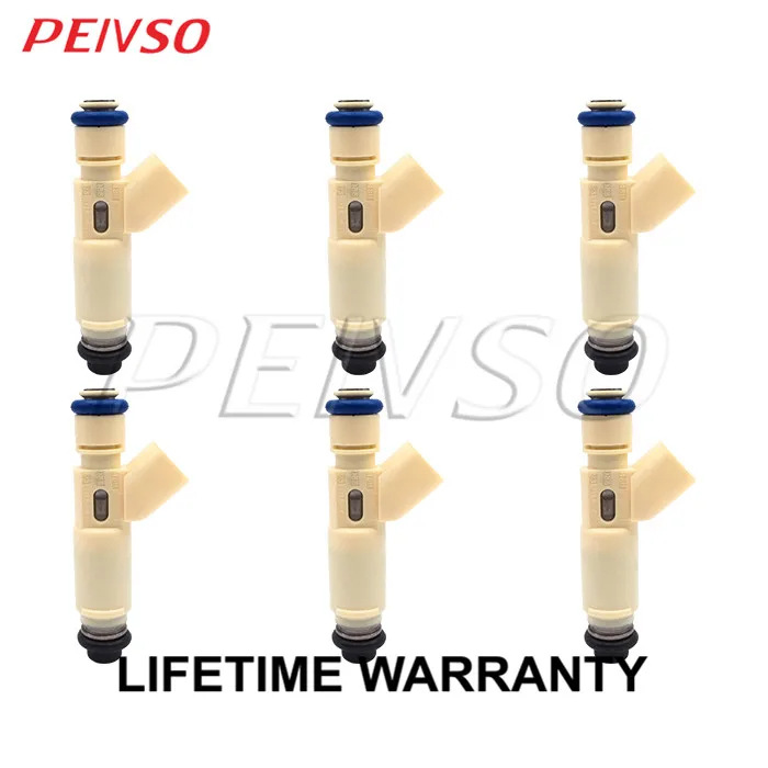 6x 195500-3521 YL8E-C7B AJ0313250 топливный инжектор для FORD& MAZDA ESCAPE/aurus/TRIBUTE 3.0L V6 - Цвет: One set of 6pcs