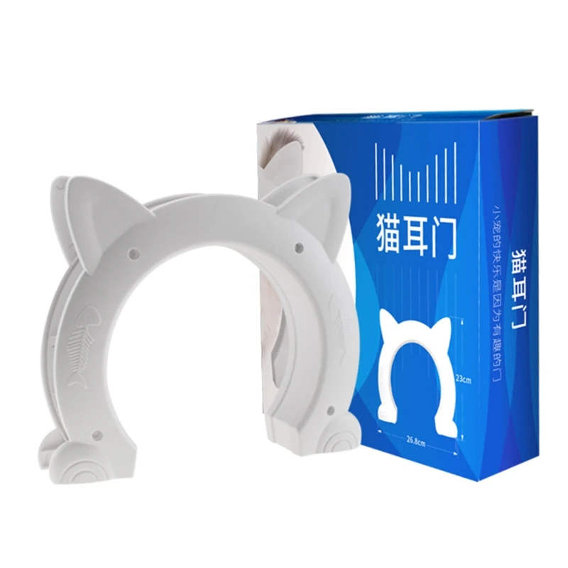 

Puppy Dog Cats Interior Door Pet Supplies Kitten ABS Plastic Small Gate Frame Doorway 449E