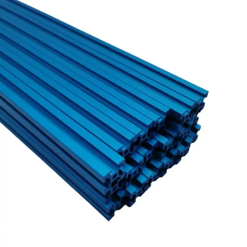 funssor voron 2 4 3d printer misumi hfsb5 2020 blue anodized extrusion frame kit blind joints for voron 2 4 voron extrusions free global shipping