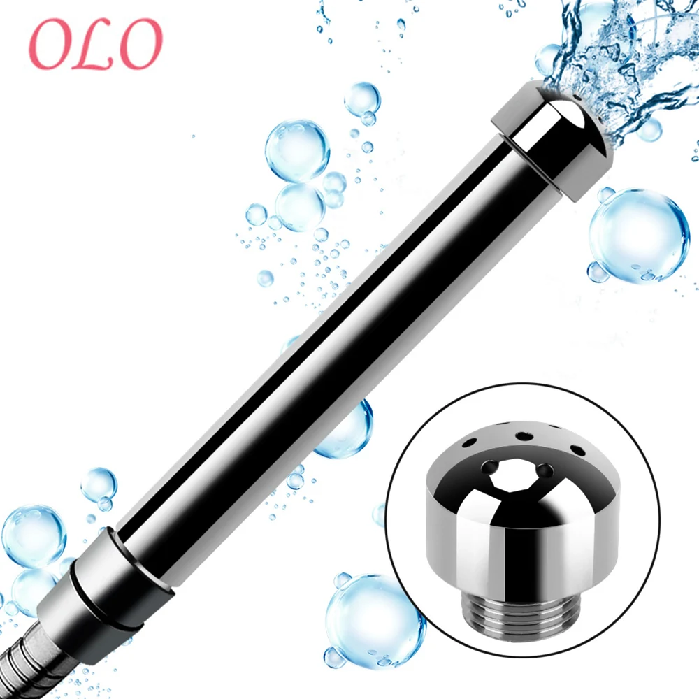 

OLO Anal Douche Wash Cleansing 7 Holes 3 Shower Heads Sex Tools for Couples Enema Bidet Faucet Ass Cleaning Vaginal Cleaner