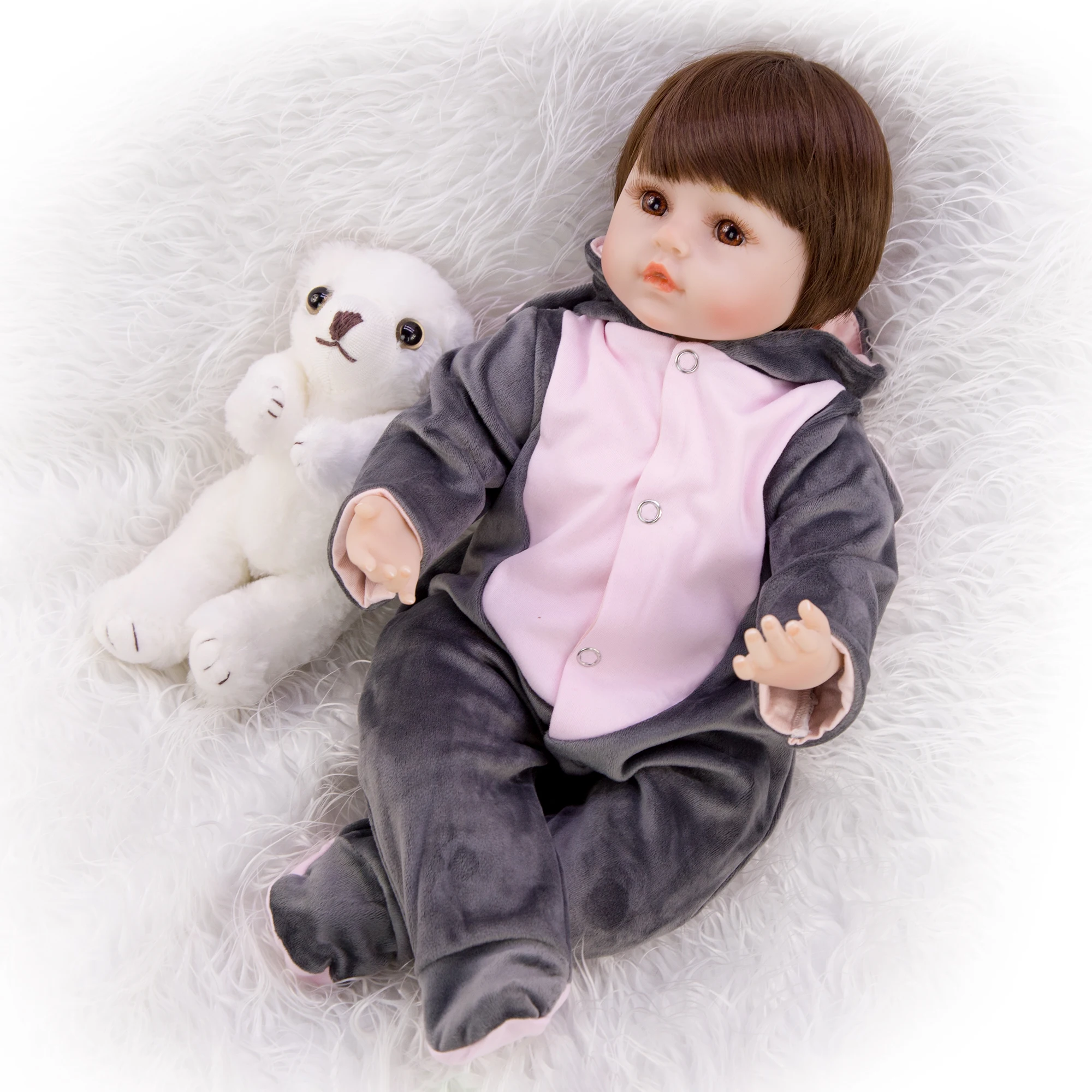 Реалистичный слон KEIUMI из мультфильма куклы Новорожденные для мальчиков 18 дюймов