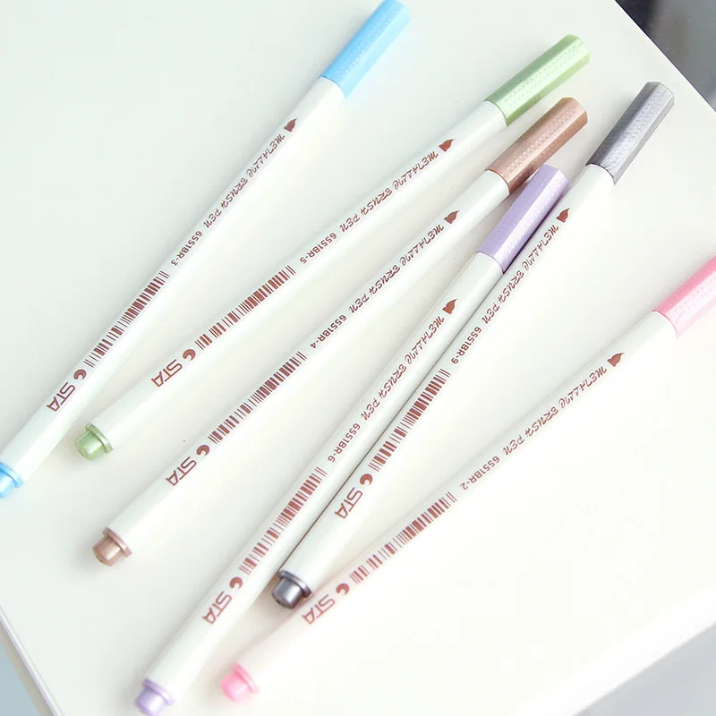 10 видов цветов 1 2 мм металлическая маркерная Ручка DIY Скрапбукинг поделки мягкая