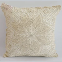 embroidered boho cushion cover handmade pillow case for safa home bedroom weave pillowcase decorative cushion cover 45x45
