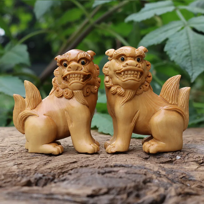 Статуэтка кайлина фэн-шуй CQ203-5CM год ручная резьба