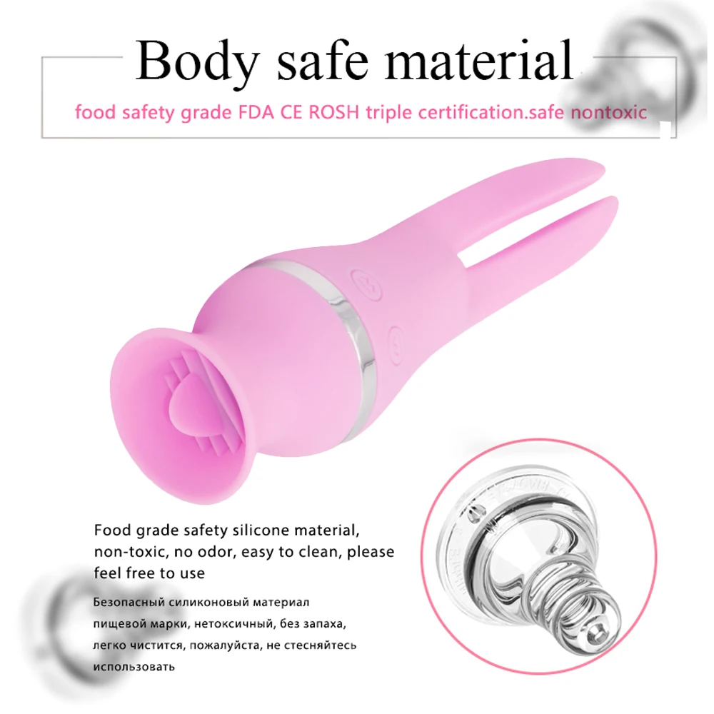 Лижущий язык вибратор для женщин оральное сосание клитор Вагинальный Массажер