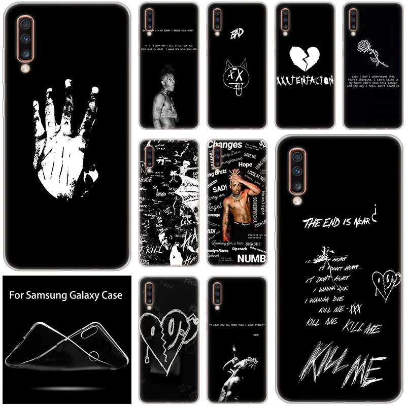 Хит продаж мягкий силиконовый чехол XXXTentacion для Samsung Galaxy A90 A80 A70 A60 A50 A40 A30 A10 A20E A2CORE A9