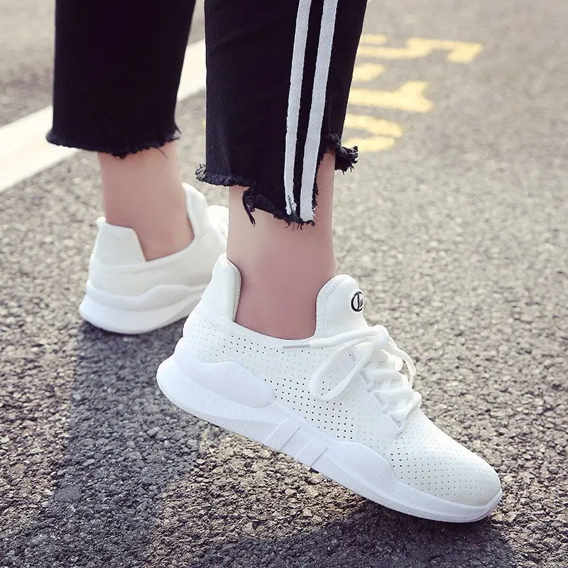 

2021 New Spring Women Casual Shoes Breathable Mesh Platform Sneakers Fashion Sports Woman Running Casual Shoe Tenis Feminino