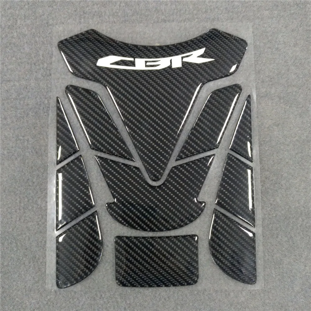 

For Honda CBR 250 300 600 1000 RR VFR800F VFR1200F VFR250 CB650F CB Fuel Tank Pad 3D carbon fiber bone black
