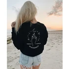 Женский свитшот с принтом в стиле Кристиан, модный Повседневный пуловер с длинным рукавом, Вдохновляющие толстовки с цитатой