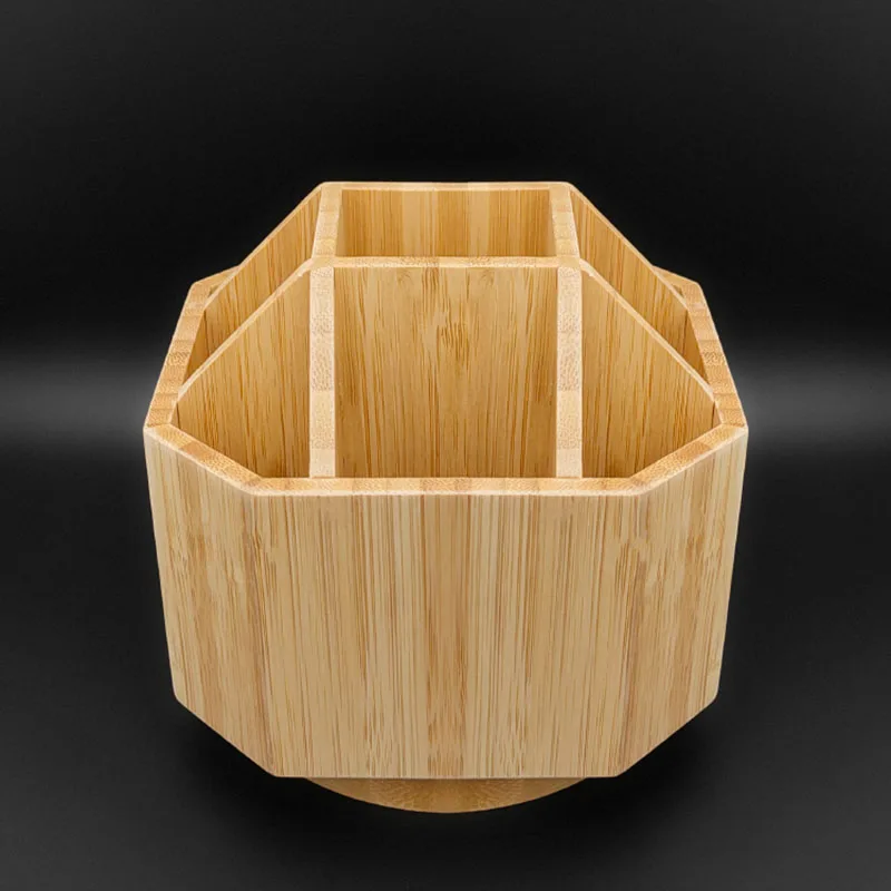

AMAOE MMT1 Rotating Storage Box Wooden Container Circle Whirling Receiving Box Mobile Phone Repair Tool Gadgets Holder