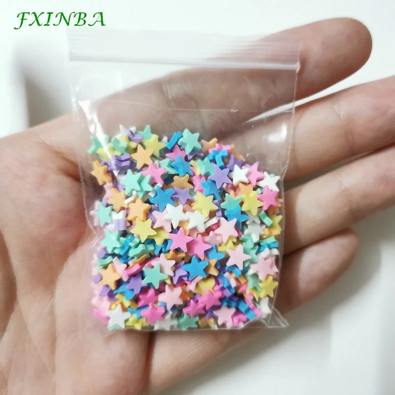 FXINBA 10 г Fimo амулеты дополнение разбрызгивает слизь наполнитель пушистая клейкая масса Игрушки слизь Поставки аксессуары глина DIY ломтики торта десерт