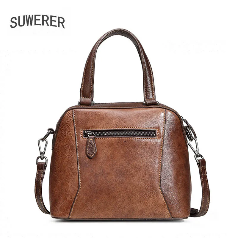 

SUWERER luxury handbags women bags designer bags famous brand women bags 2020 new women Genuine Leather bag fasion Embossing bag
