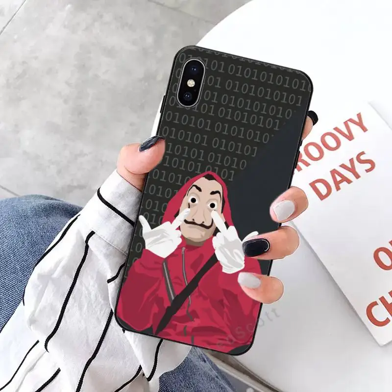 

la casa de papel TV Phone Case for iPhone 11 12 mini pro XS MAX 8 7 6 6S Plus X 5S SE 2020 XR