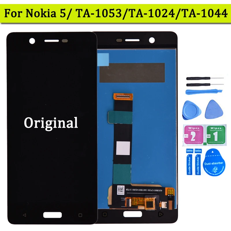 ЖК дисплей с дигитайзером сенсорной панели для Nokia 5 N5 сменные детали экран|Экраны