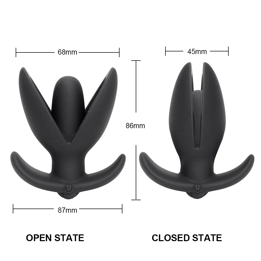 IKOKY Opening Butt Plug Anal Expander Dilator Rechargeable Vibrator Sex Toys for Women Men Prostate Massager | Красота и здоровье