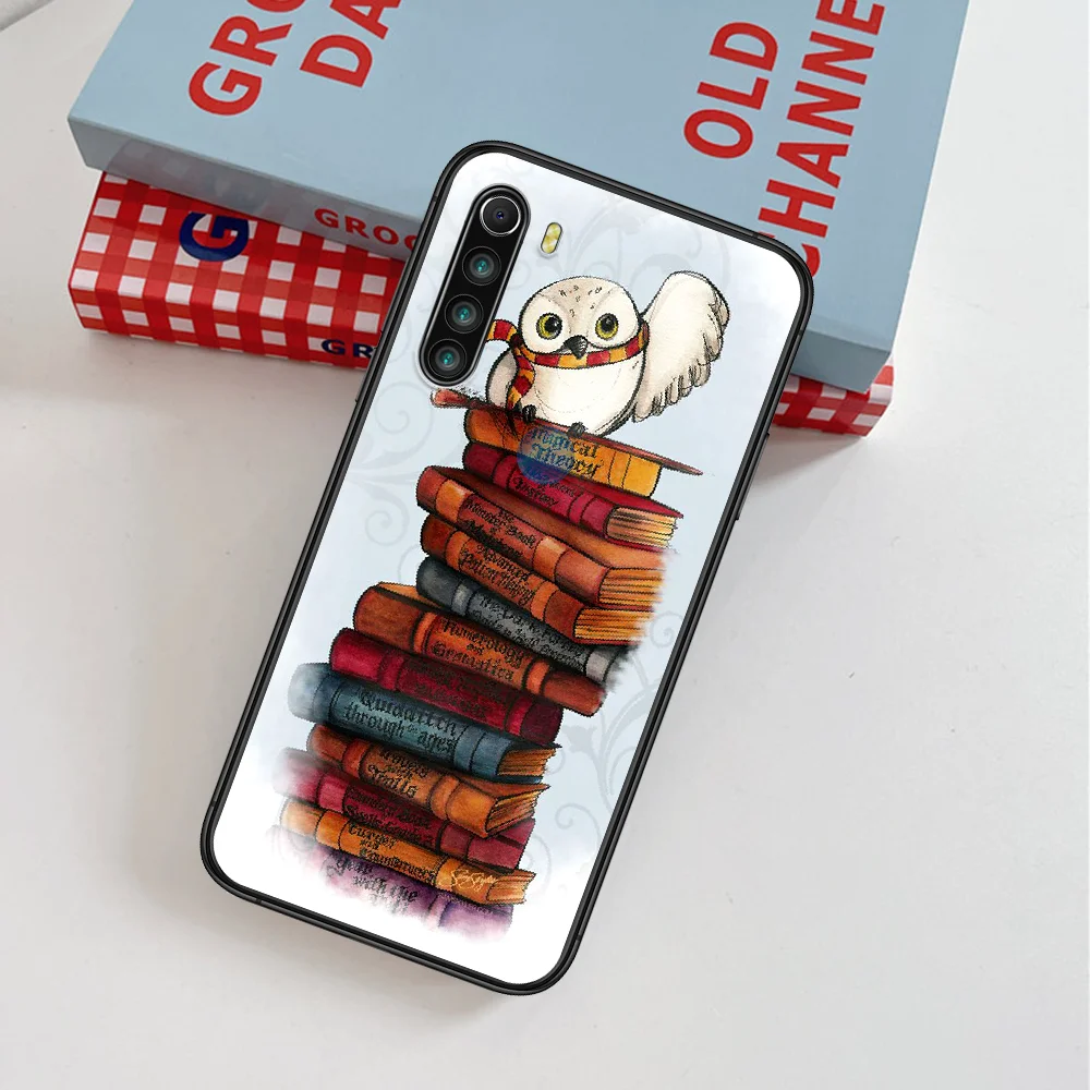 

Harries Potter Owl Magic Cute Cartoon Phone Case For Xiaomi Redmi Note 7 8 8T 9 9S 4X 7 7A 9A K30 Pro Ultra black Hoesjes Soft