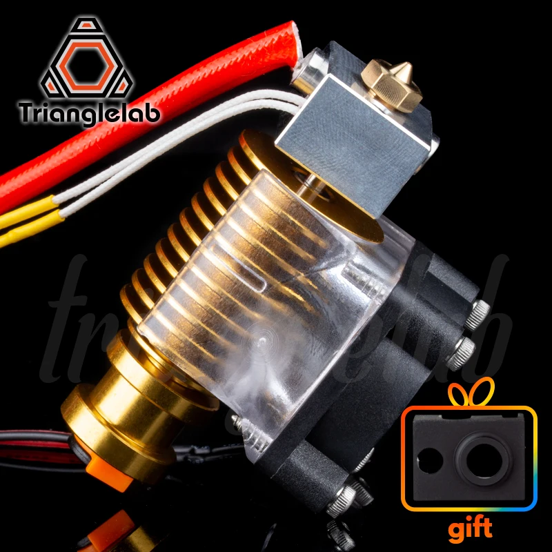 V6 Золотой радиатор v6 hotend 12 В/24 В дистанционного Bowen j-головка и вентилятор охлаждения кронштейн для E3D HOTEND для PT100 экструдер titan V6 насадка