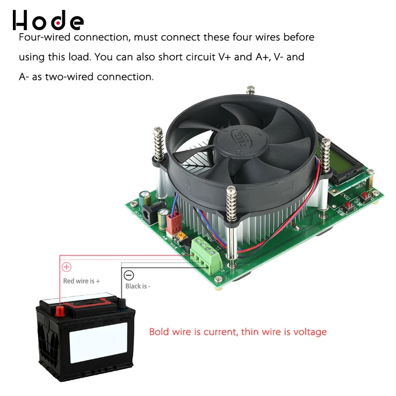 Электронный тестер емкости разряда батареи 150 Вт 60 в 10 А постоянного тока|Тестеры