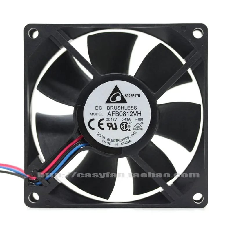 

New Delta AFB0812VH 8025 12V 0.41A 8CM chassis power cooling fan 808025mm cooler