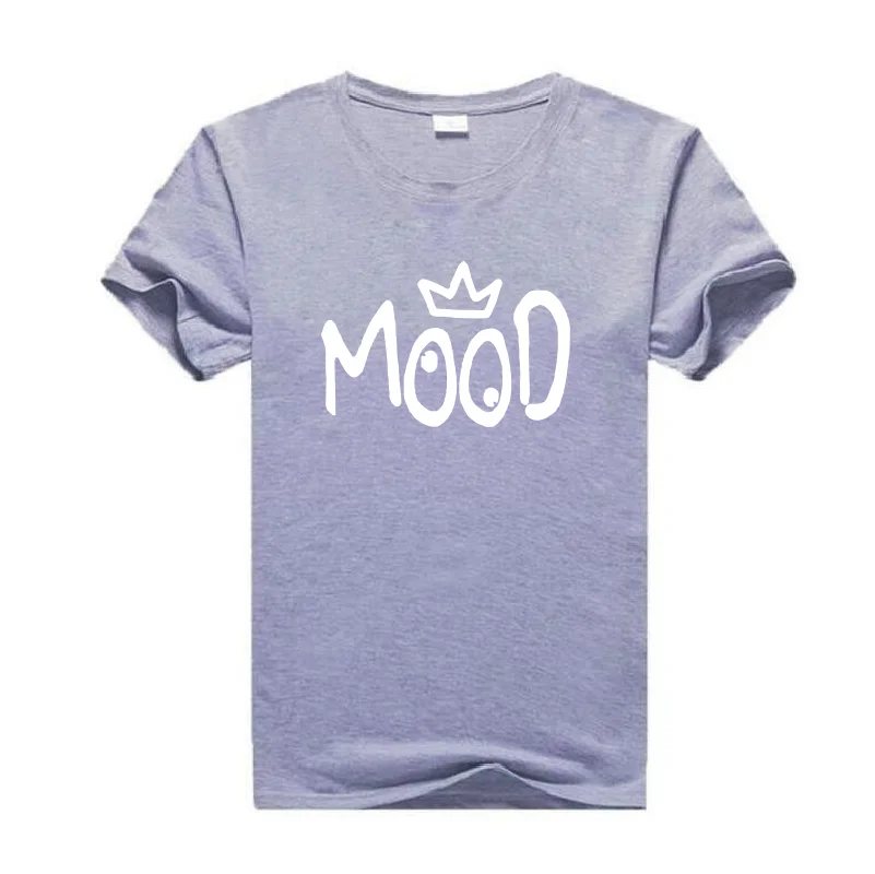 

mood pattern printed women's T-shirt casual Harajuku cotton short-sleeved summer street funny plus size round neck Tshirts
