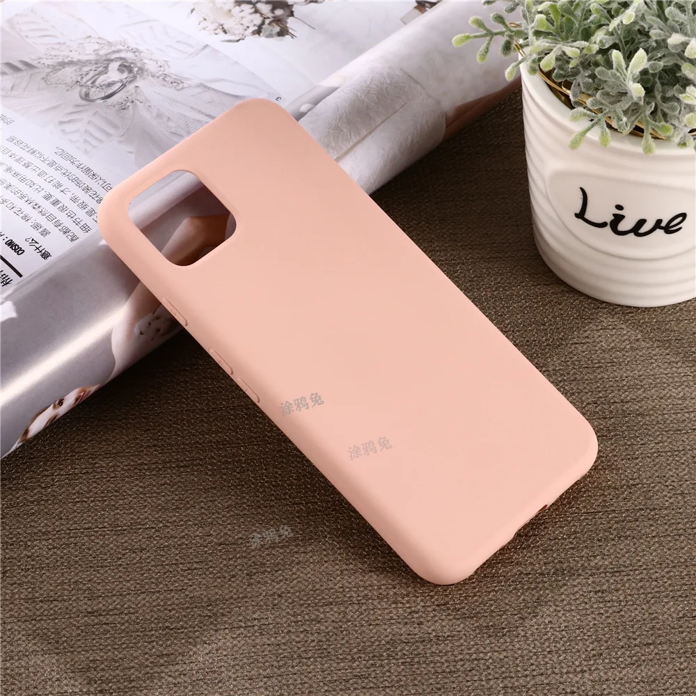 Liquid Silicone Case For Google Pixel 4a Soft Gel Rubber Protective Cover Pixel4a 5G | Мобильные телефоны и аксессуары