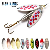 ftk 1pc 10colors double spinner long cast coloful bait fishing lures pesca spinner pike sequin paillette carp