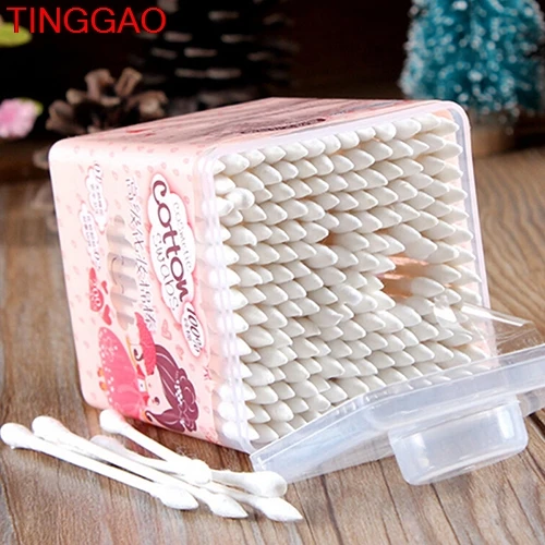 200Pcs Pointed Handy Cotton Swabs Women Health Make Up Q Tip Wabs Cosmetic Beauty Ear Clean | Мать и ребенок