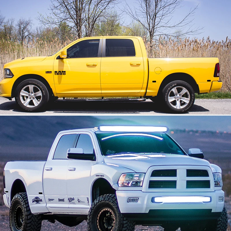 

Front & Rear Side Marker Light Cover Housings w/ T10 Amber & Red LED Bulbs For 2010-2018 Dodge RAM 2500HD & 3500HD Double Wheel