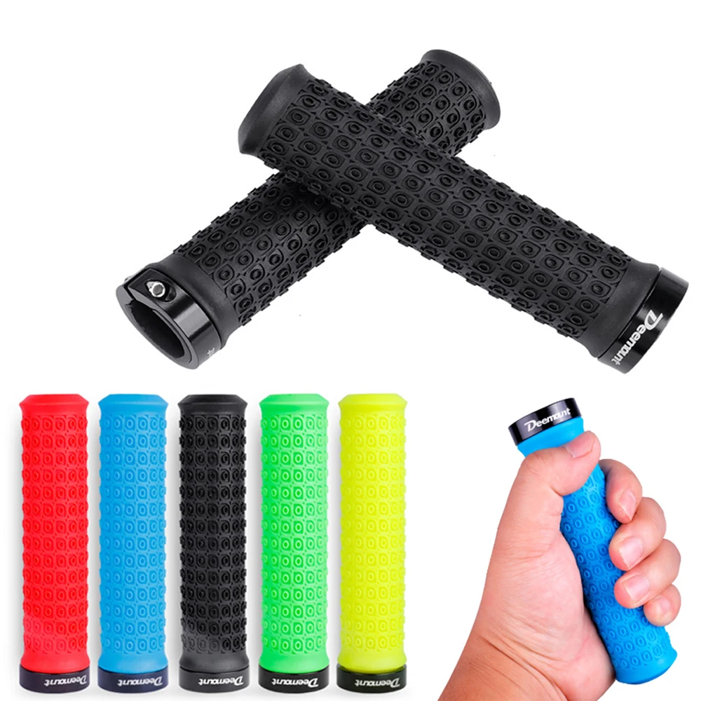 New TPR Bicycle Grips With Special Texture Pattern No sticky to Hand Firm and Comfortable Gripping Multi Color Options |