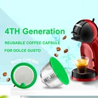 Многоразовая кофейная капсула RECAFIMIL для кофемашины Dolce Gusto Rich Crema Pods, фильтр из нержавеющей стали, чашка для кофемашины Nescafe