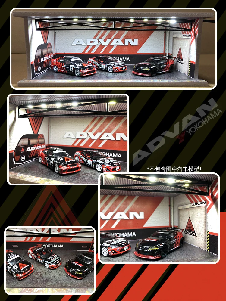 MC Hobby 1:64 собранный светодиодный светильник для автомобиля гаражный шкаф D1 GRAND PRIX