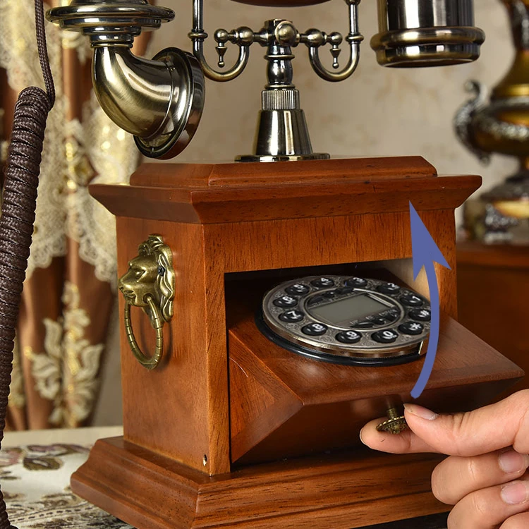 Беспроводной телефон GSM стационарный с SIM-картой ретро для дома офиса отеля