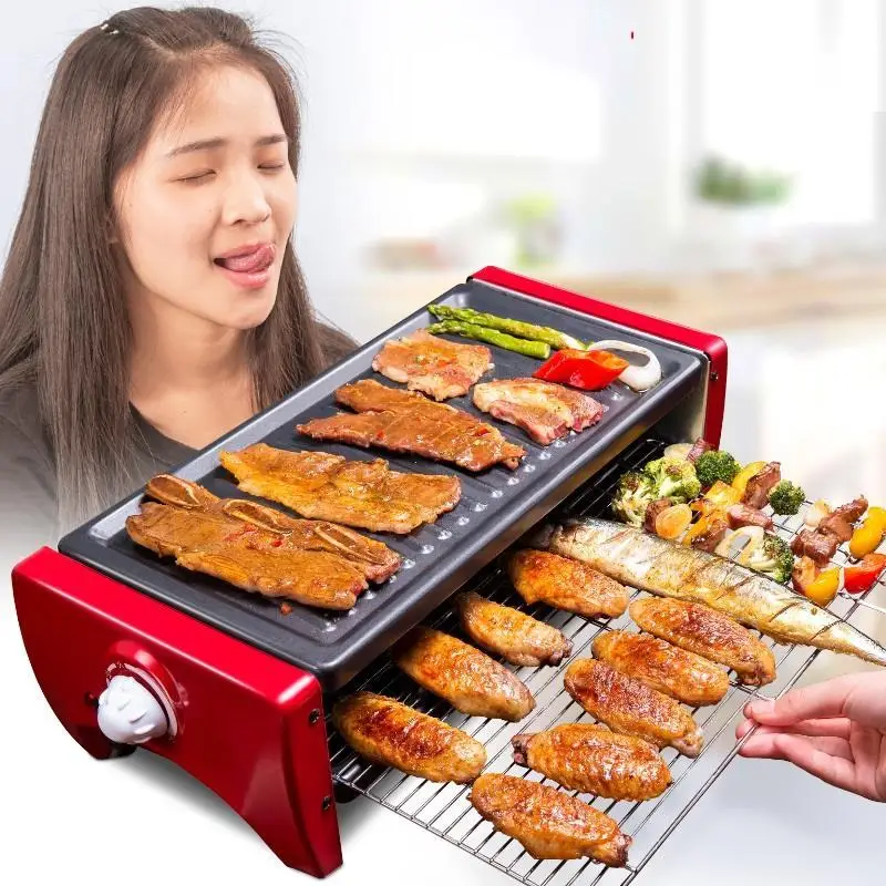 Электрический домашний кухонный гриль для приготовления мяса стейка кебаба|electric