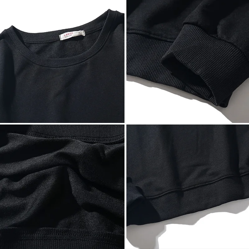 

Men Hoodie 2021 Spring Autumn Male Solid Color Sweatshirts Fashion Brand Hoodies T Shirt Men's Hip Hop Pullover Hoodies Tops 5XL