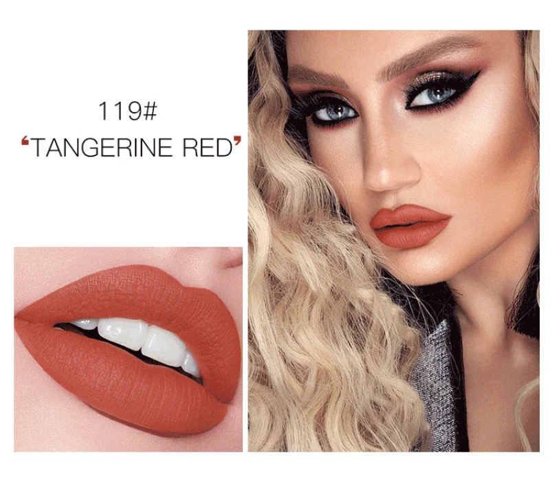 Новое поступление блеск для губ BEAUTY GLAZED матовый глянцевый жидкая помада 24 цвета