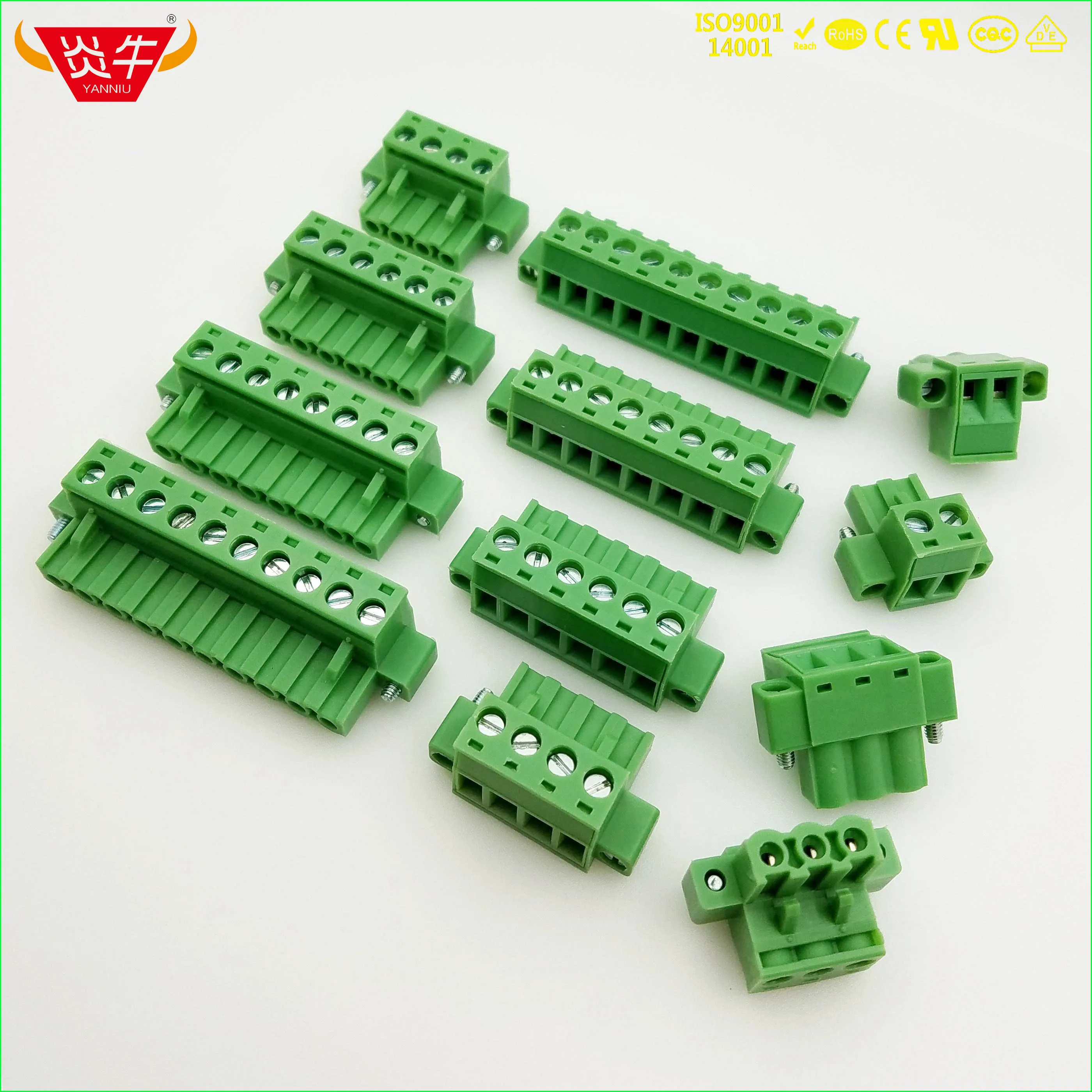KF2EDGKM 5,0 2P~ 12P разъем PCB плагин клеммный блок 2EDGKM 5,0 мм 2PIN~ 12PIN MSTB 2,5 STF 1786831 PHOENIX контакт DEGSON