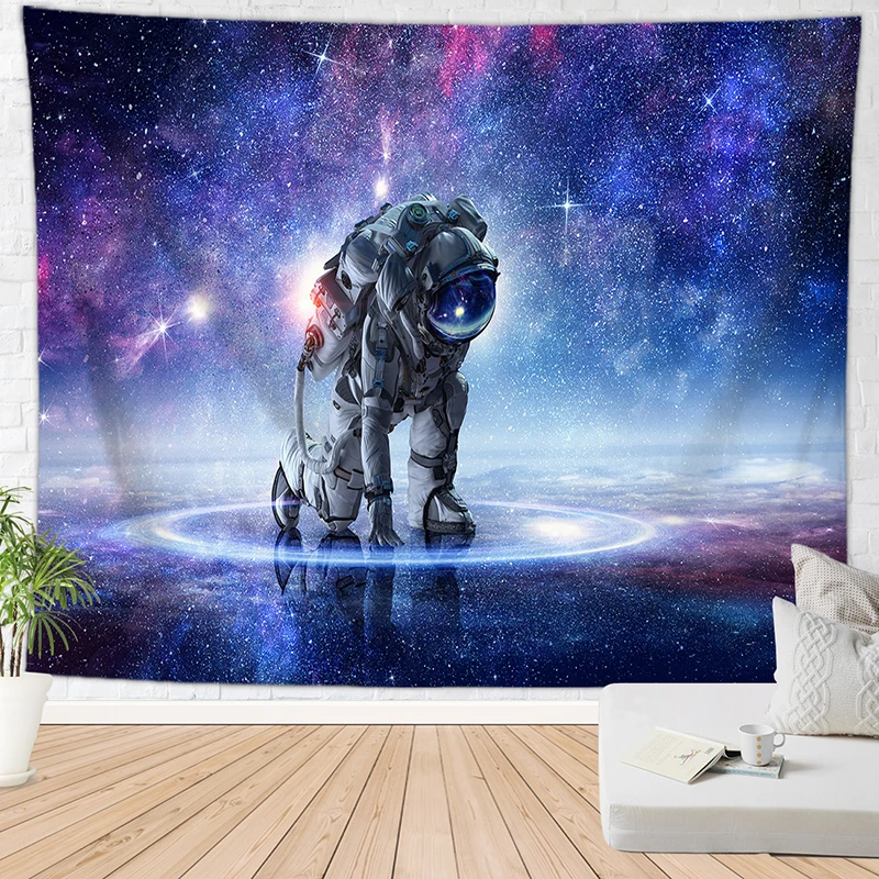 Настенный Ковер с рисунком астронавта декоративный ковер для детской спальни