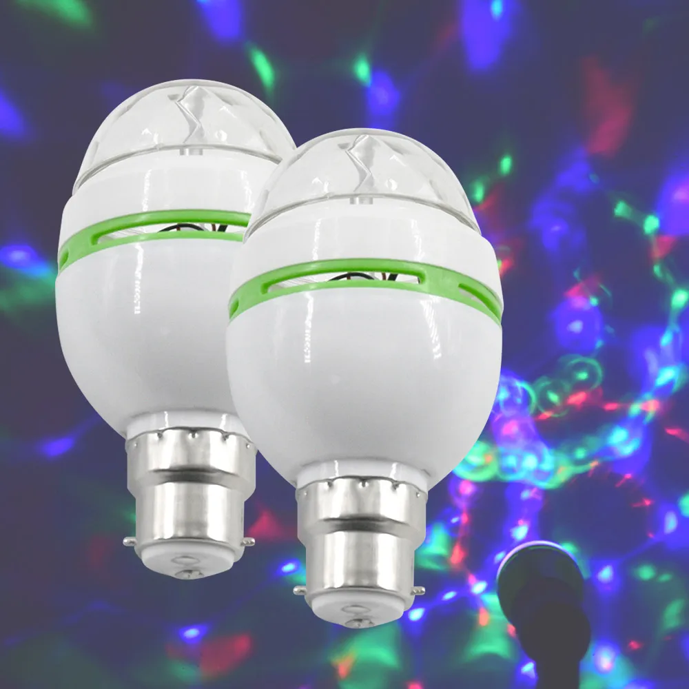 Декоративная вращаюсветодиодный яся светодиодная лампа 2 шт. Стробоскопическая