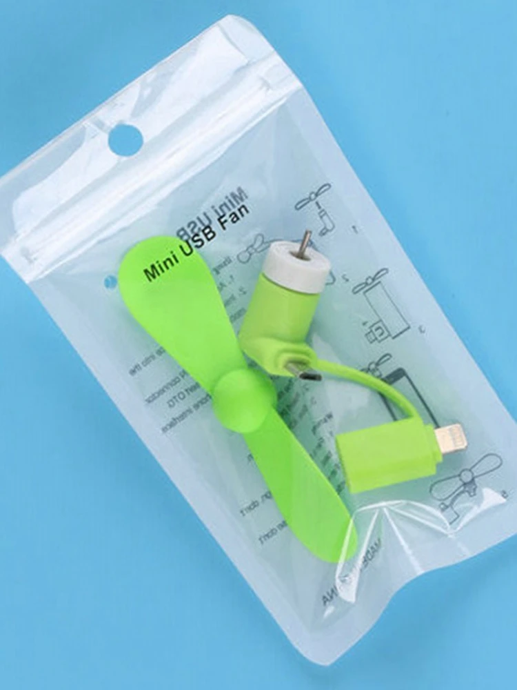

50Pcs New USB fan mobile phone fan mini fan 2 in 1 small fan
