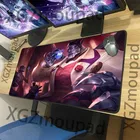 XGZ дьявол вечерние комиксы большой игровой коврик для мыши прецизионный черный замок край пользовательский компьютерная клавиатура стол коврик нескользящий ковер Xxl