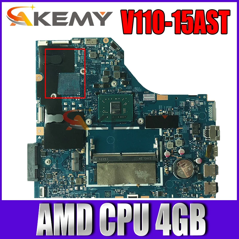 

For Lenovo IdeaPad V110-15AST laptop motherboard LV1145_ASR_MB 15283-2 448.08A01.0031 with AMD CPU RAM 4GB 100% fully tested