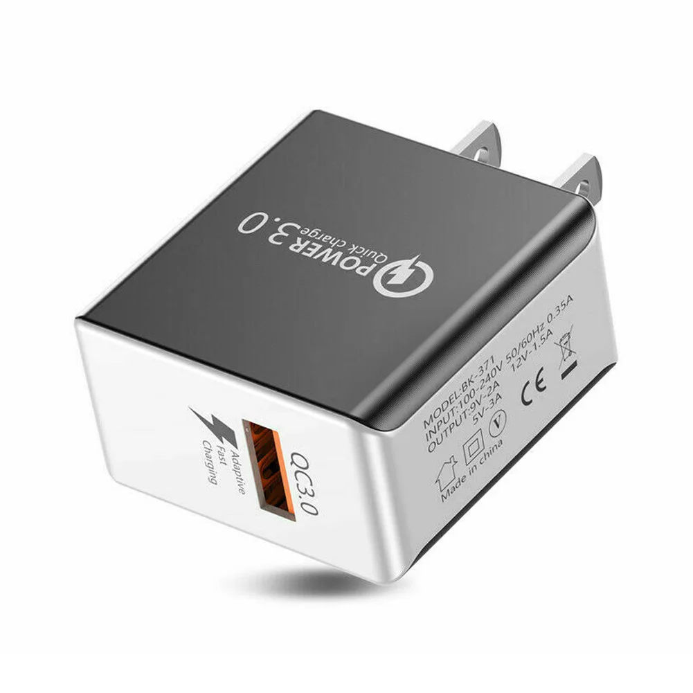 Быстрое зарядное устройство 18 Вт быстрое 3 0 настенное USB с вилкой для ЕС и США